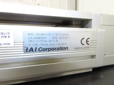 IAI ISB-MXM-A-100-10-700-T2-A3S-AQ Single Axis Linear Actuator 700mm Travel