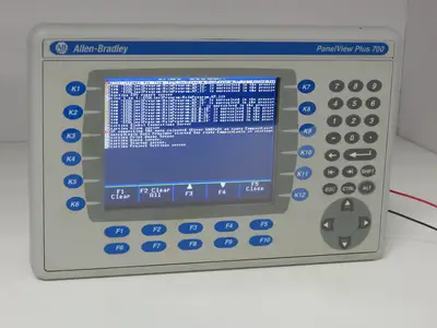 Allen Bradley 2711P-B7C4D8 HMI PanelView Plus 700 Operator Interface 24VDC Ser A