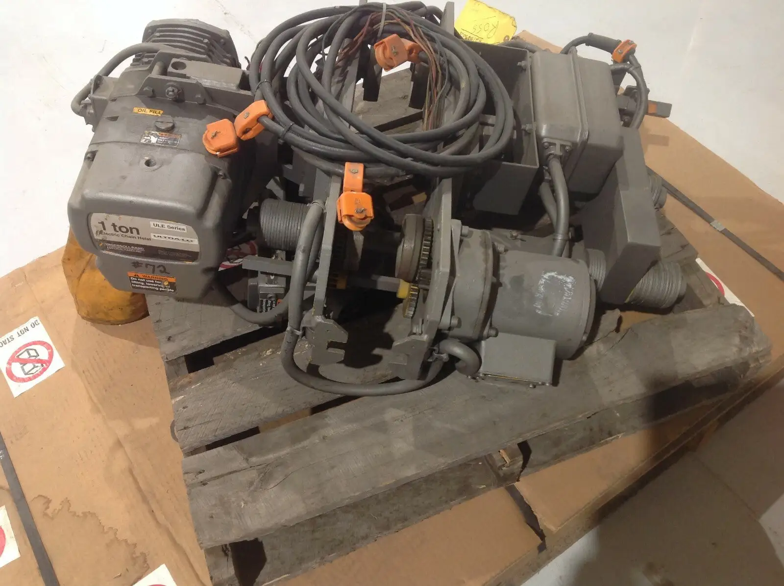 Used Ingersoll Rand Hoist with Driven Trolley 1 Ton ULE Ultra-Lo Hoists (All Types) Michigan US | Maverick Industrial Sales #1398265