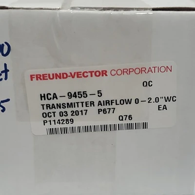 NEW Paragon Controls Inc. HCA-9455-5