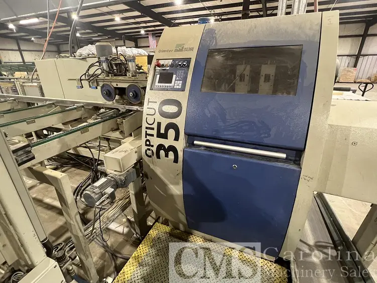 Used DIMTER OPTICUT 350 OPTIMIZING SYSTEM WITH SCANNING Woodworking Saws North Carolina US | CAROLINA MACHINERY SALES #447085