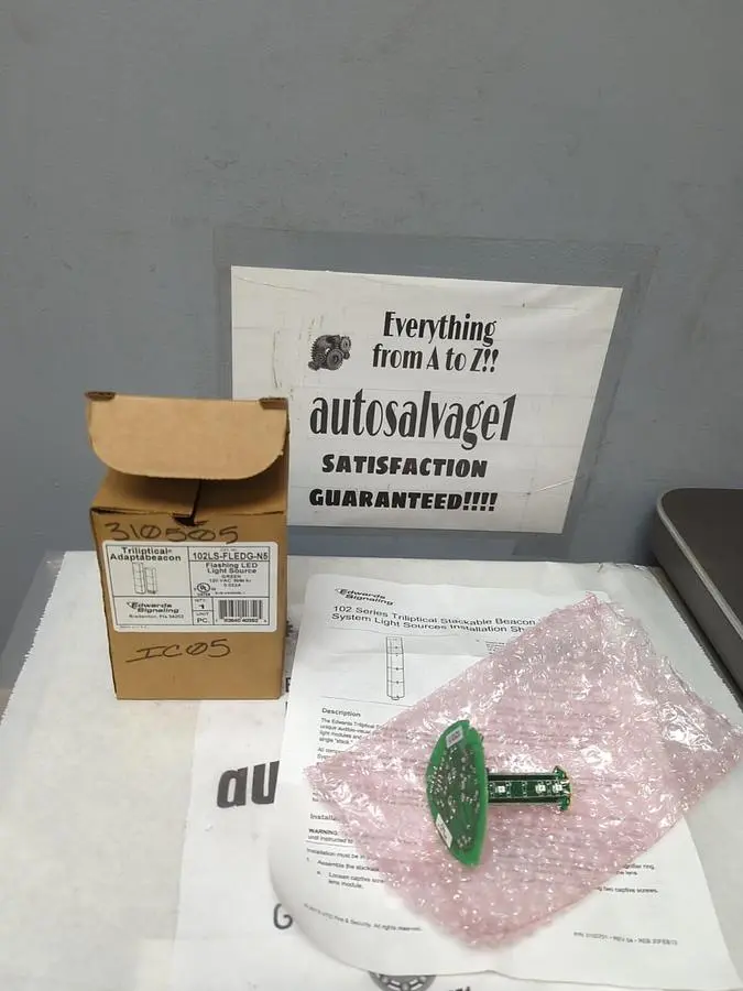New | in-Stock EDWARDS SIGNALING 102LS-FLEDG-N5 Light Source Equipment Ohio US | Surplus Asset Holdings #1236036