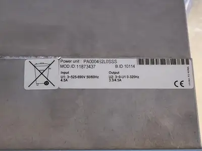 USED VACON NXS00046A2L0SSSA1A200000