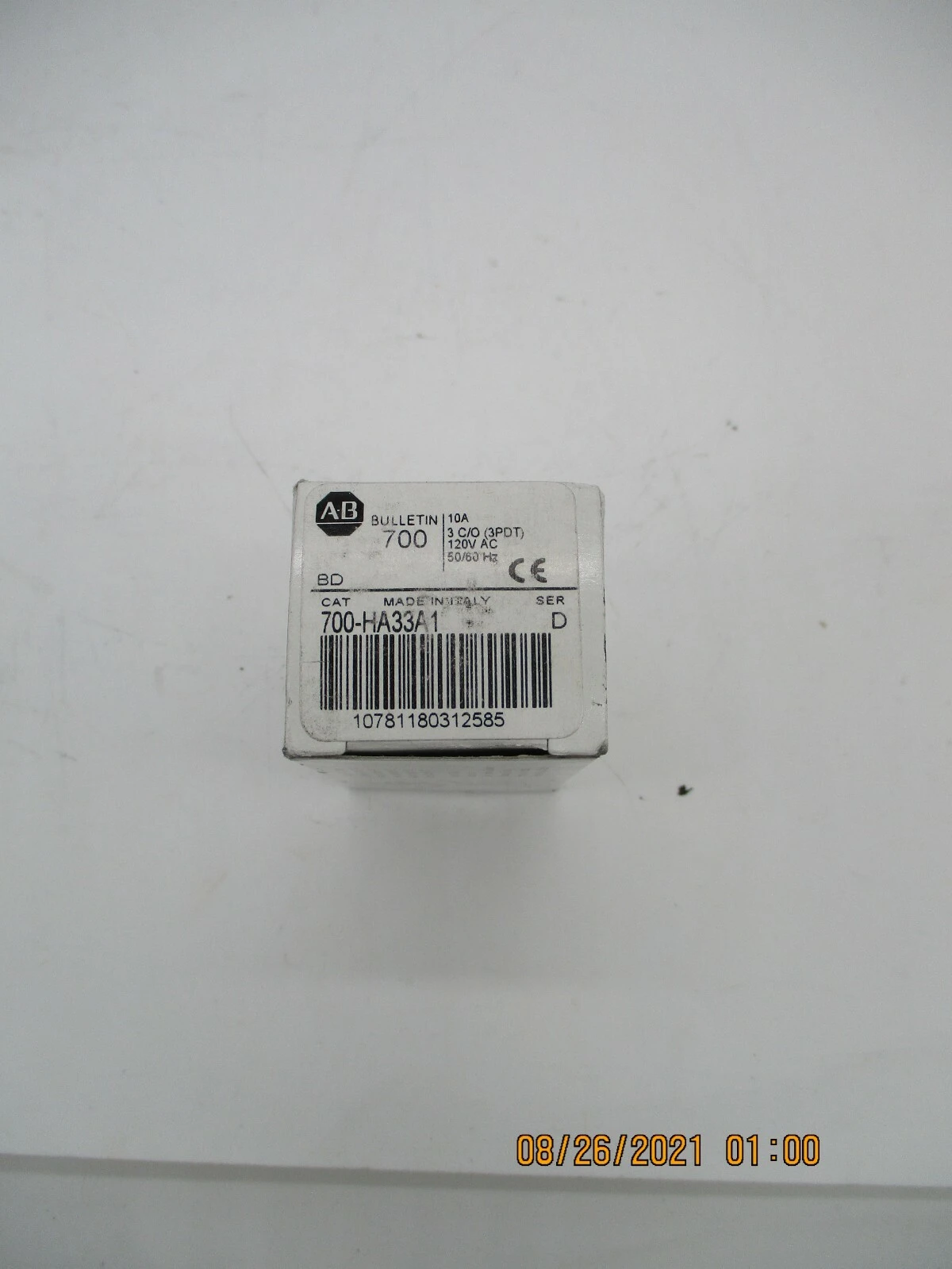 Allen Bradley 700-HA33A1 SER D New, open box General Purpose Relay