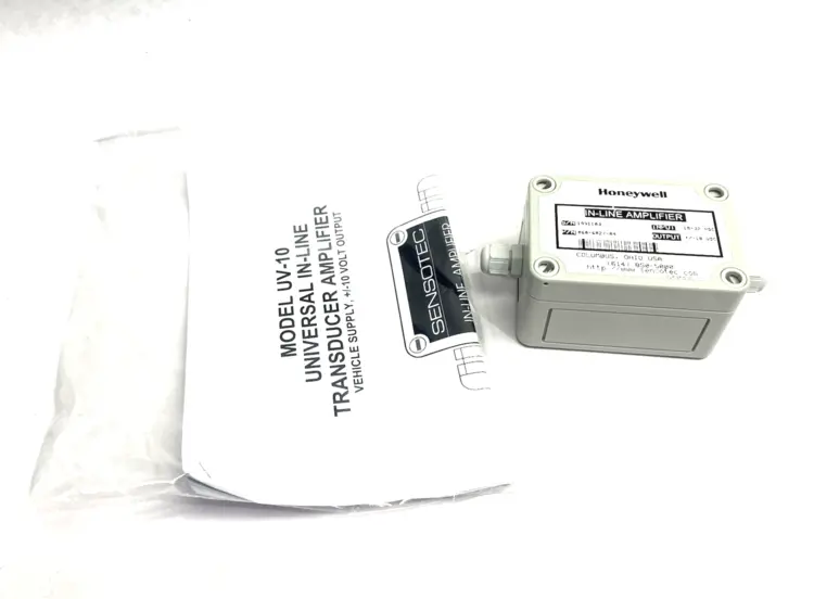 Used HONEYWELL SENSOTEC UNIVERSAL IN-LINE TRANSDUCER AMPLIFIER UV-10 Transducers | Maverick Industrial Sales #1099060