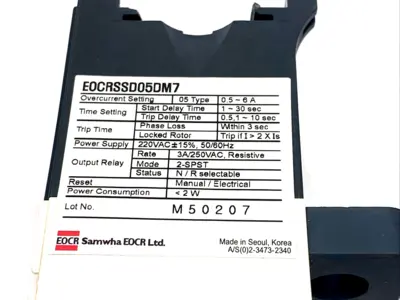 USED SAMWHA EOCR-SSD 05