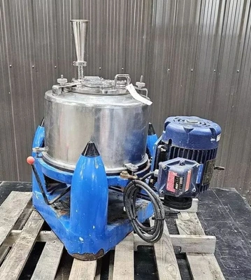US Filtermaxx PTDM-25 perforate basket centrifuge, 316SS.