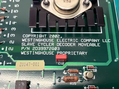 New | in-Stock Westinghouse Rev 0 Slave Cycler Decoder Stationary PCB Printed Circuit Boards (PCB) Michigan US | Maverick Industrial Sales #1507207