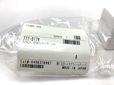 New | in-Stock HITACHI FILAMENT HAIRPIN SHAPE LOT OF 9 PCS FOR ELECTRON MICROSCOPE Electron Microscopes | Maverick Industrial Sales #1109431