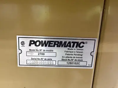 USED POWERMATIC 2700