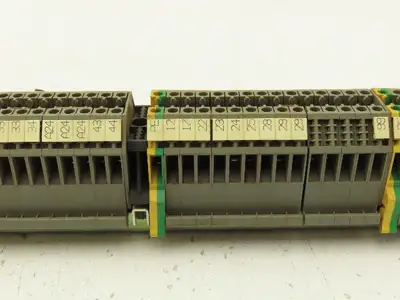 Wieland Terminal Block DIN Rail Lot of 80+
