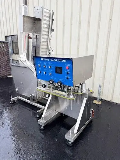 Used INLINE FILLING SYSTEMS INC NT Cappers Quill - Automatic Inline Pennsylvania US | Ferguson Packaging Machinery #296119