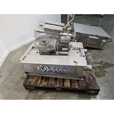 Used 4" Dia. Stainless Steel CableVey Flexible Tubular Conveyor Drive [PARTS]