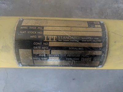 ITT 5-036-04-024-00 Industrial Fluid Cooler
