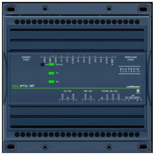 Distech CDIL-PTU107XXX-00 ECL-PTU-107 LonMark Programmable Room Controller [New]
