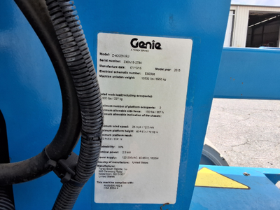 USED 2015 Genie Z-40/23N RJ