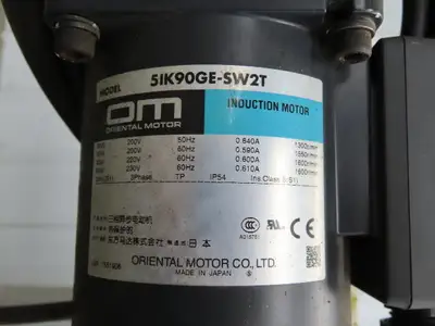NKE CSB89A-PS-500-1740-180-90W-3 Plastic Chain Conveyor 2-Row 220V 3PH 20"x74"