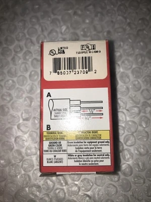 *(LOT OF 6) PASS & SEYMOUR STRAIGHT BLADE ELECTRICAL PLUG  PS5466-XCC10#