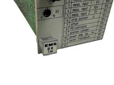 USED EMG AUTOMATION BK7.04 CONTROL AMPLIFIER CARD BK7-2.1