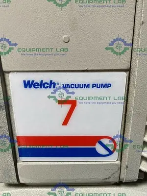 USED WELCH 7 8920A DIRECTORR DIRECT DRIVE ROTARY VANE MECHANICAL VACUUM PUMP 115/230V