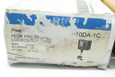 NEW JOHNSON CONTROLS P70DA-1C HIGH PRESSURE LOCKOUT P70DA1C
