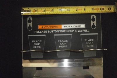 USED Bunn 3 cup coffee holder dispenser