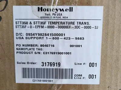 NEW HONEYWELL STT35F-0-EPFM-0000-00000EF-3DC-00002J
