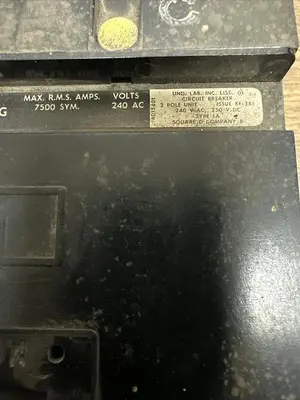 Used SQUARE D FA22100BC Miscellaneous Equipment (Electrical & Power) Ohio US | Surplus Asset Holdings #1241198