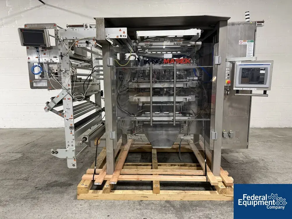 Used Viking Masek Viking Masek Multi-Lane Stick Pack/Sachet Vertical Form Fill & Seal Packaging Machine, Model SA600 Vertical Form Fill Sealing Machines (VFFS) Ohio US | Federal Equipment Company #1370930