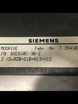 USED SIEMENS 6SC6101-3B-Z