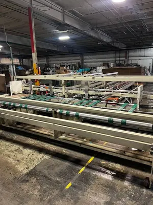 Jumbo box Gluer or 2 piece Gluer machine with glue wheel