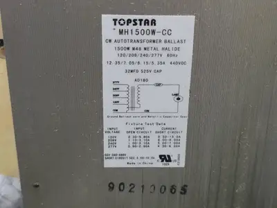 NEW TOPSTAR MH1500W-CC