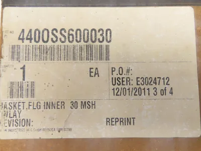 Eaton Hayward Stainless Strainer Filter Basket 30 Mesh 7"ID  4400SS600030