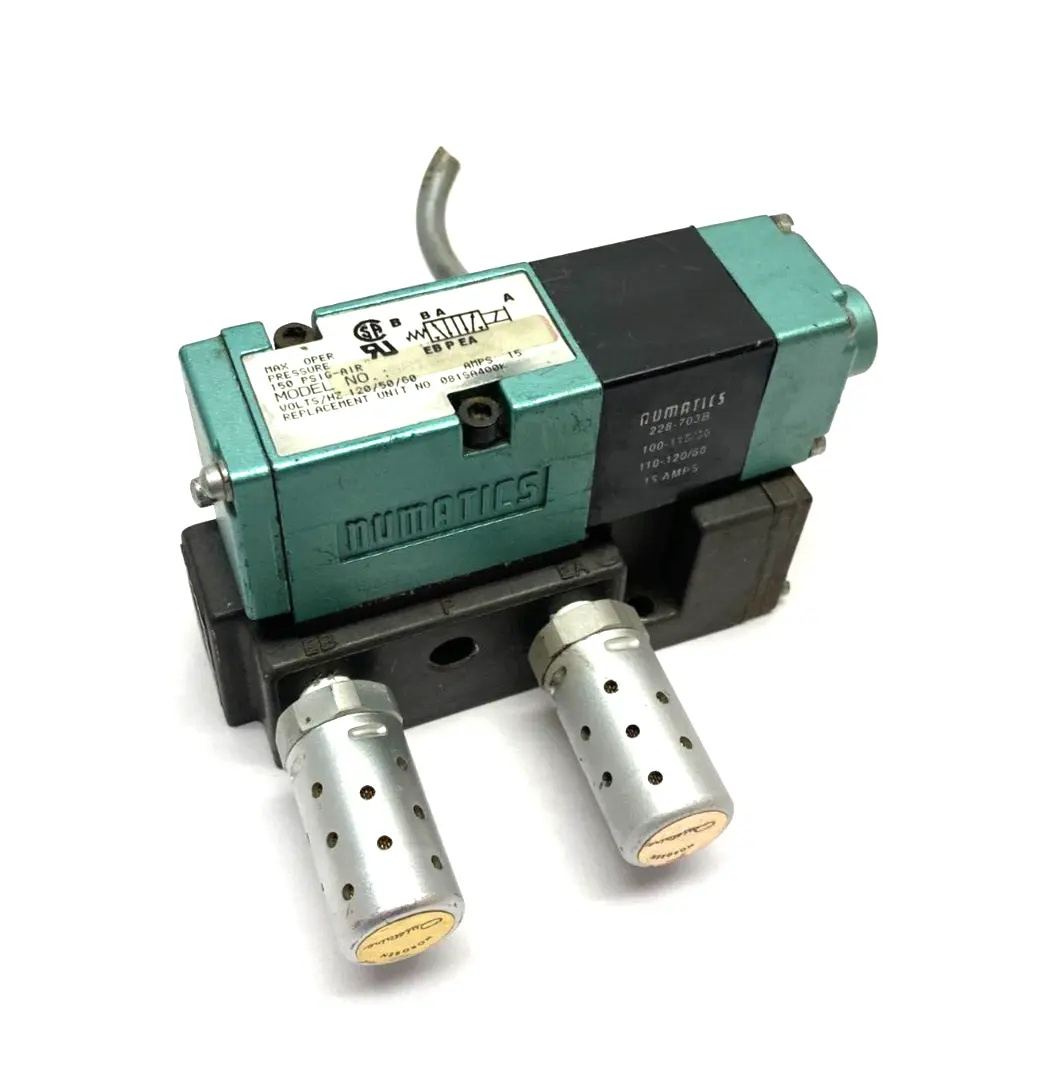 081SA43AK000030 | Numatics  Solenoid Valve 150psig 120V 15A - Used