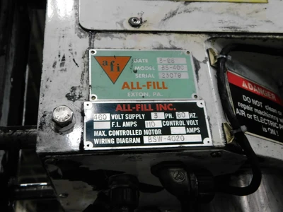 Used ALL-FILL BS-400 Auger Filler Ohio US | Equipment Recovery Corp. #1331461