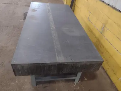 8' X 4' X 10" CHALLENGE PRECISION LAYOUT INSPECTION GRANITE TABLE: STOCK #23792