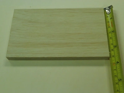 New 6"X3 1/2" X 1/2" Natural Unfinished Hardward Pieces (QTY 10)