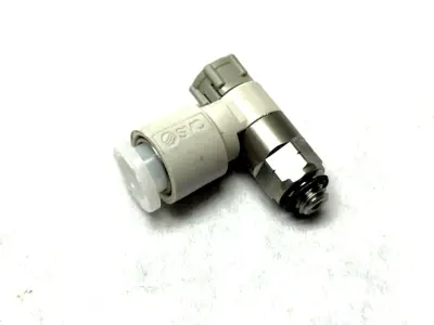 AS1201F-M5-07A | SMC  Speed Control Fitting LOT OF 3 - Used