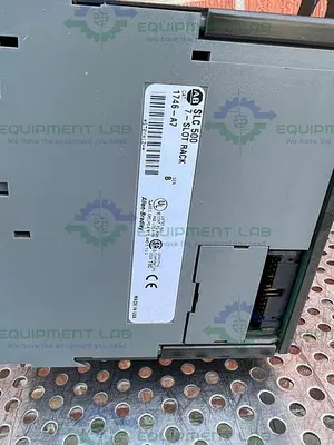 USED ALLEN BRADLEY SLC 500 1746-P1 PROCESSOR UNIT W/ 1747-L532, 1746-NT4 MODULES
