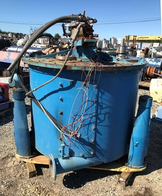 (2) ATM/De Laval Mark III 48 x 30 perforate basket centrifuges, 316SS.