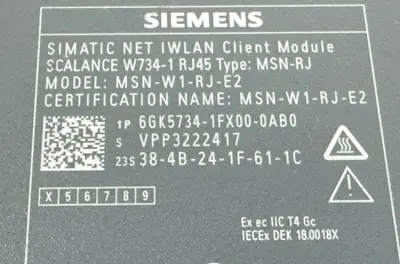 NEW SIEMENS SCALANCE W734-1