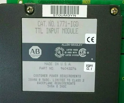 REPAIRED ALLEN BRADLEY 1771-IGD INPUT MODULE 1771IGD
