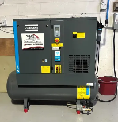 2023 ATLAS COPCO G5FF Rotary Screw & Sliding Vane Air Compressors | Midstate Machinery (1)
