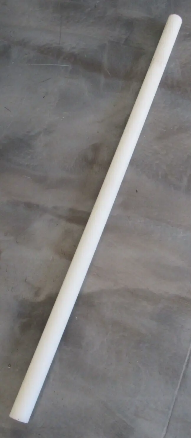 NEW ENSINGER 2" x 53" ROUND ROD TECAFLON NATURAL