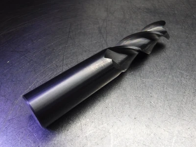 LMT Onsrud 1" 3 Flute Carbide CR Endmill 1" Shank .25" R WAM2641803 (LOC2103B)