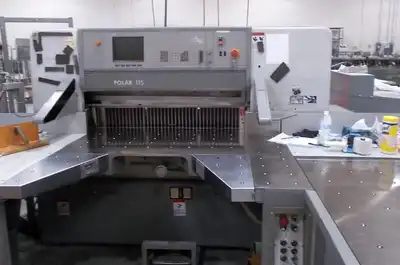 Used 2001 POLAR 115 ED Paper Cutters New Jersey US | Colter & Peterson #1481859