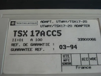 TELEMECANIQUE TSX-17-ACC5 TERMINAL ADAPTER UTWAY TSX17ACC5