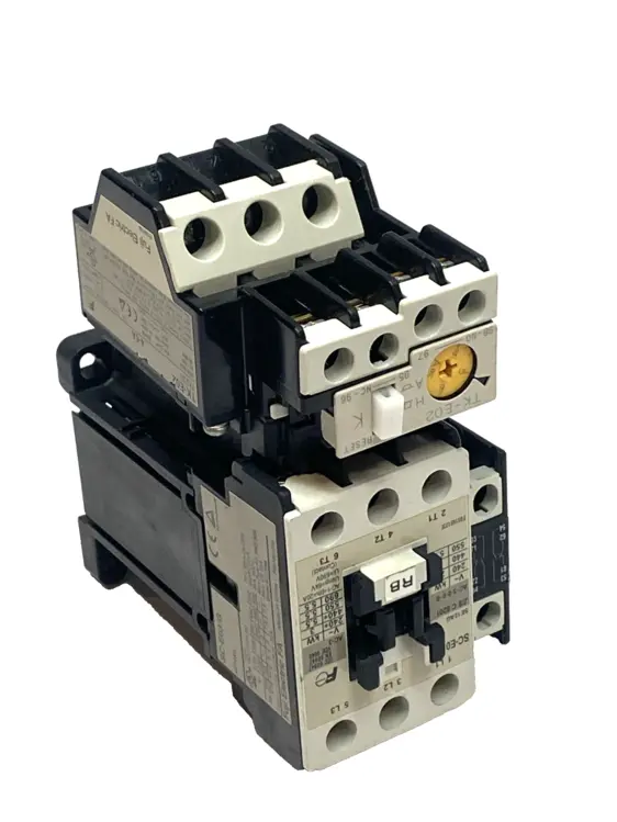 Used Fuji Motor Starter Contactor & Overload TK-E02 Starters Michigan US | Maverick Industrial Sales #1402078