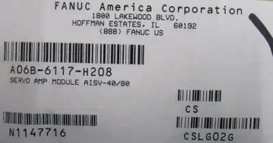NEW FANUC A06B-6117-H208 SERVO DRIVE A06B6117H208