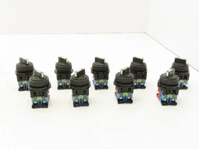 Fuji Electric 2-Position Switch 30mm 250V 6A Lot of 9